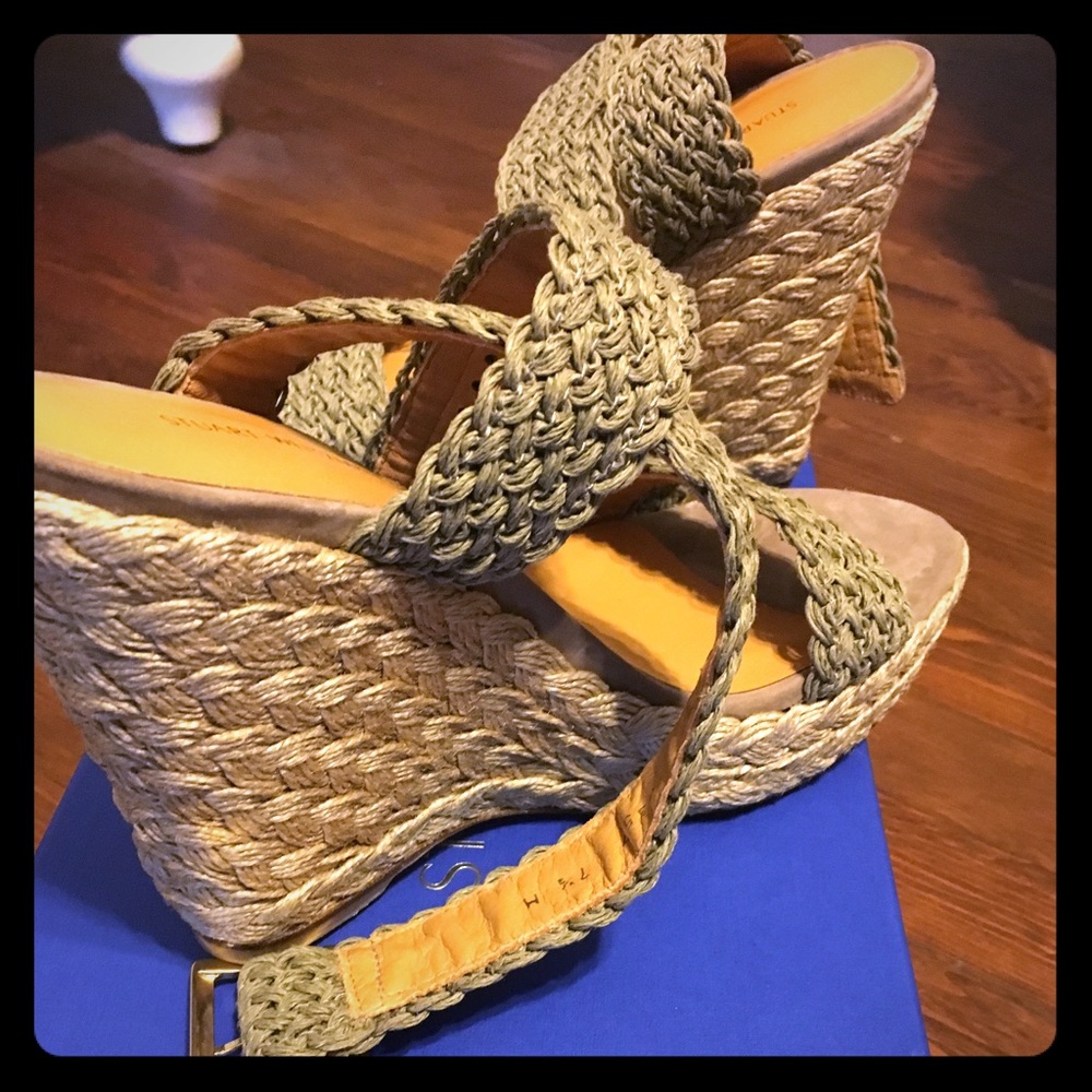 Stuart Weitzman wedge sandals
